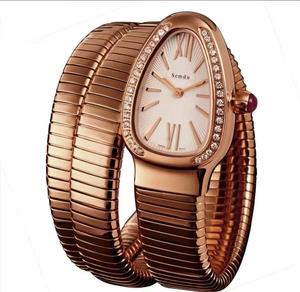 绅度 手表,李冰冰同款!时尚蛇形手表,表带可随意拉成直线亦可