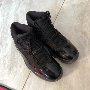 aj11黑武士鞋