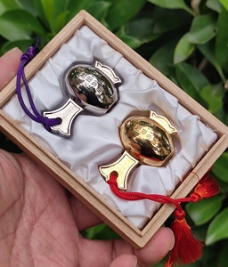 日本福锤摆件,日本金银福槌,日本神社御守,可做书法镇纸.原包