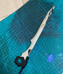 pg强袭武器 大班pg强袭电镀斩舰大刀,默认渣水口,便宜甩了