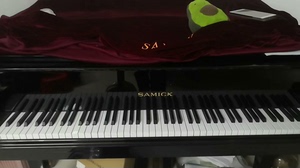 95新SAMICK三角钢琴，配自动演奏器，现低价出售