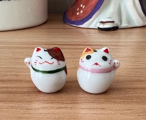 日本道乐堂猫舍招福招财情侣猫