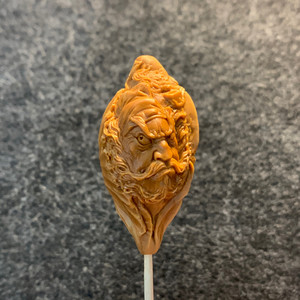 天鹰核雕 橄榄核雕 天鹰本工 五鬼钟馗 希望通过作品结识核雕