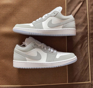 jordan 1 low aj1黑白 小迪奥 牛仔男女低帮篮球鞋553558-0400人付款