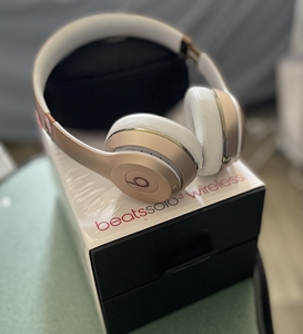 正品beats solo3,金色