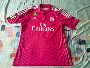 皇家马德里皇马14/15赛季客场骚粉色球迷版球衣m373150人付款389