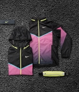 nike耐克running男子香港马拉松跑步运动外套/风衣