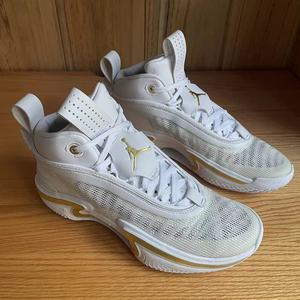 aj36白金 42码原盒 成色充新下地两次 鞋底几乎无磨损