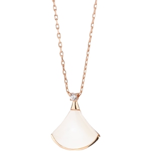 宝格丽白贝壳项链