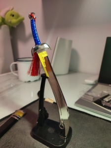 步惊云 雪饮狂刀 实图实拍 你收到的就是那么亮模型道具摆件