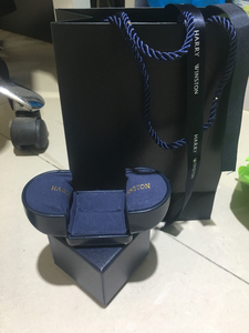 钻戒盒项链盒harry winston戒指盒海瑞温斯顿首饰包装盒子105人付款