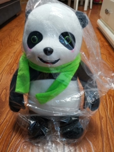 全友家居品牌大熊猫毛绒公仔