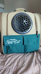 转卖太空喵宠物包舱猫咪外出大容量狗帆布书包携带便携双肩猫包猫