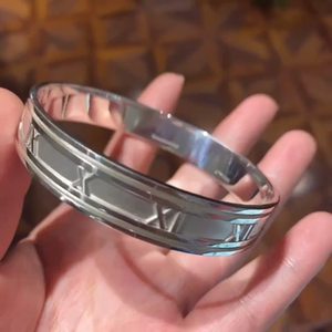 00tb276066237淘宝tiffany蒂芙尼双t手镯纯18k金带钻无