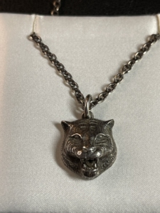 gucci 虎头项链 古驰 上海芮欧百货购入 保真 支持鉴定