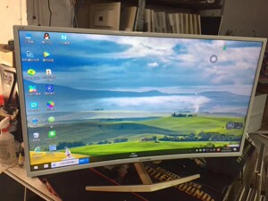 长城40寸曲面屏显示器 易美逊,长城muqk395e 成色好