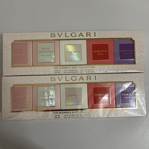 宝格丽香水q版套装礼盒五件套紫晶红晶白晶玫瑰欢沁5ml*5