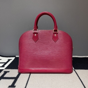 lv alma pm水波纹玫红贝壳包手拎婚包 32*25*1