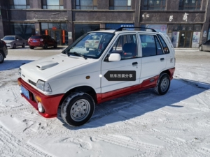 奥拓快乐王子轮毂改装