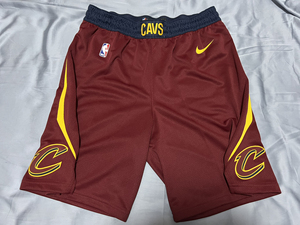 克利夫兰骑士队sw球裤 经典酒红色 尺码38美版l=亚版xl