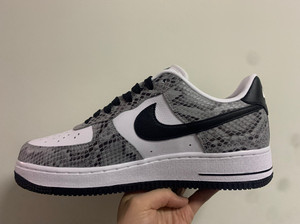 air force 1白蛇 蛇纹 定制 nike id