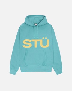 stussy新款卫衣，马尔代夫蓝，s码全新，日本购回。