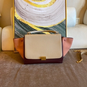 celine 赛琳 经典款 拼色翅膀千秋包 可手提可单肩