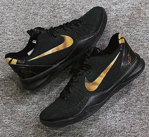 nike kobe 8 elite  black gold科