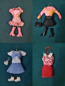 芭比娃娃衣服 芭比官配 古董娃衣系列 芭比时尚搭配套装