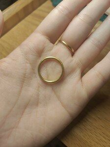 老凤祥黄金足金999素圈戒指16号_阿里巴巴找货神器