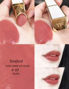 000人付款淘宝三支热门色号口红,tf细白管03豆沙色nubile(已出),