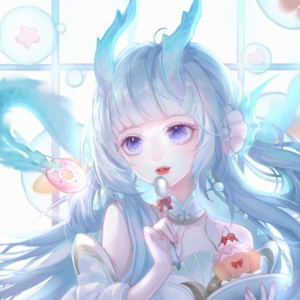 【自动发货】西施原创头像 游龙清影 小青龙 单头 散图 直接