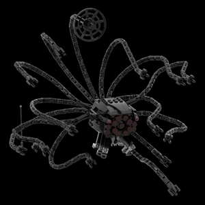 黑客帝国矩阵机械章鱼哨兵乐高moc图纸(精美桌面摆件雕塑装饰