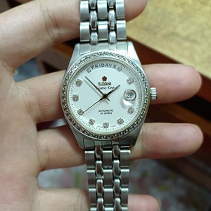 二手瑞士梅花表 宇宙系列777自动机械男表 37.5盘  2