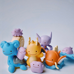 500人付款淘宝宠物小精灵 宝可梦口袋中心百变怪变身扭蛋皮卡丘u