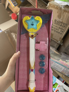 正品奥迪双钻巴拉拉小魔仙大电影美琪高级星翼魔法棒全新  包装