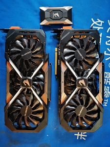 两片一手自用非矿技嘉1070 8g大雕