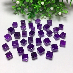 紫水晶方糖!晶体通透!颜色紫!特惠价10mm19元