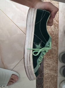 匡威onestar，绿色，穿10次内，这双鞋懂得都懂喜欢匡威