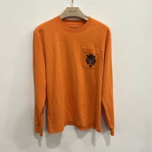 克罗心橙色长袖