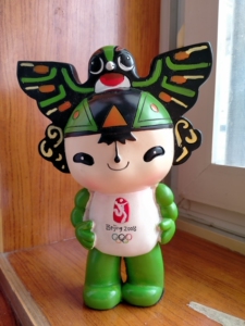 奥运福娃妮妮存钱罐树脂摆件沙燕风筝陶瓷手办模型2008北京奥