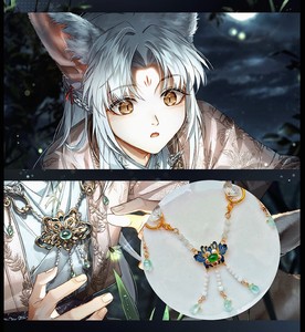 光与夜之恋齐司礼见见春天卡面同款璎珞 迷你棉花娃娃用