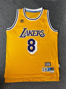 98新阿迪达斯adidas科比湖人复古球衣8号m码,正品98