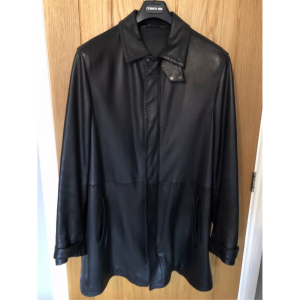 hermes 德军外套 盖世太保皮衣大衣