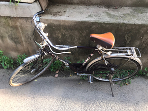 常州金狮 复古自行车 两段变速 可正常使用 26寸. 带两