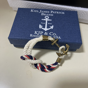 美式复古海洋度假风kjp手链男女船锚手工编织情侣手绳小众in