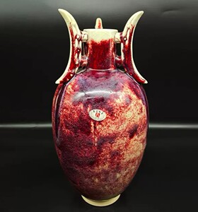 禹州神后钧瓷花瓶孔家钧窑孔相卿大师煤烧连升三级