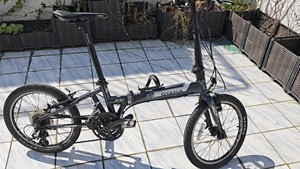 欧亚马fbi ax3 20寸折叠自行车 v刹 27速 铝合金