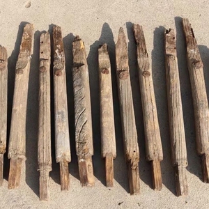 民俗老物件旧辐条老马车轱辘辐条辐条风水镇宅摆件木条 一个价格