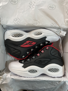 艾弗森1代 哈登 联名 question1 mid 黑红